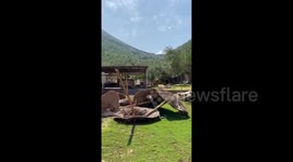 Devastation of Cyclone Ianos in Greek Island of Kefalonia