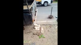 Broken tyres in weight 3tons