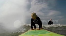 Nate, 4 Year old surfer from North Devon