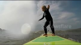 Meet Nate, the four-year-old rising surf star from Devon, UK