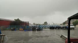 Beautiful raining weather