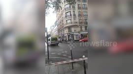 Police at scene after 2 stabbed near Charlie Hebdo's former offices in Paris