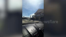 Cloud formation looks like circular discs in the Philippines