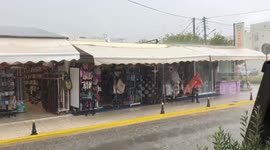 Yet another huge storm hits the Ionian islands in Greece