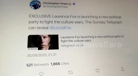Laurence Fox Starts His New Political Party