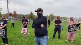 Protesters Including Armed New Black Panther Defense Members Converge on Stillwater, Minnesota With a Message of Love
