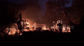 Numerous structures engulfed in flames as Zogg Fire sweeps through California towns of Ono and Igo