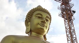 Twenty-storey high Buddha taking shape in Bangkok after being delayed by pandemic