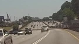 Road Raging F-150 driver wildly changes lanes over and over  GA - RAU3987 (youtube version)