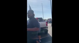 Teenage girls verbally and physically assaulted by Trump rally