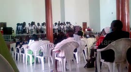 Church service under the pandemic in Luanshya, Zambia
