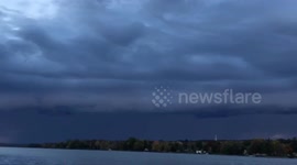 Interesting cloud formation in Quebec