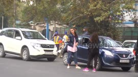 Women Car racing in srinagar
