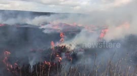 Burning UK moorland for grouse shooting comes with environmental risks