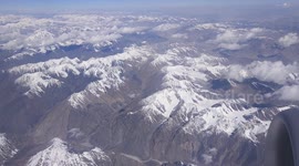 Flying Over The Beautiful Himalayas in The Summers....!