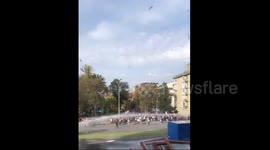 Police use water cannon to disperse mass anti-Lukashenko rally