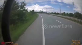 Fisherman killed in freak accident when truck skids off road crashing into pond