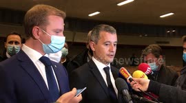 French Minister of the Interior visits church promising more security against violence