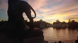 Cielo de otoño en Madrid