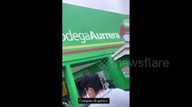 Mexico: Shoppers Rush To Stock Up On Supplies Ahead Of Hurricane Delta