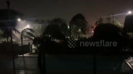 Hurricane Delta strikes the Yucatan Peninsula as a Category 3 bringing damaging winds and flooding rain