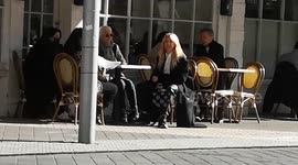 Ellie Goulding caught behind the scenes for a fashion shoot in south Kensington 