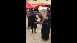 Real african culture taken as spirituality at New Edubiase, Ashanti, Ghana