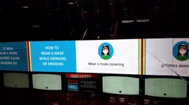 Reno Nevada casino shows how to properly wear your mask while drinking and smoking