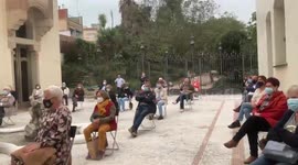 Spain: Laura Borras’ Book Presentation With Social Distancing In Terrassa, Catalonia