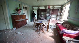 Nagorno-Karabakh conflict: damage to homes in the region
