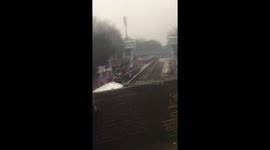 New Eltham train tracks exploding