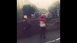 New Eltham station exploding 