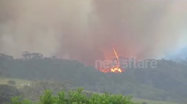 Fire tornadoes spotted in Cape Town wildfires