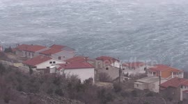 Extreme Hurricane Force Bora (Bura) - Croatia - March 05, 2015