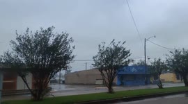 Hurricane Delta intercept from Lake Arthur