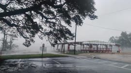 Hurricane Delta intercept form Lake Arthur