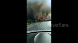 Turkey: Fast-Moving Wildfire Breaks Out In Hatay, Erzin 2