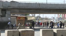 Protesters pelt Indian security forces with stones in armed clash