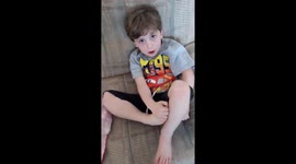 My son thinks standing on a thorn makes him thorny, but he pronounced it 