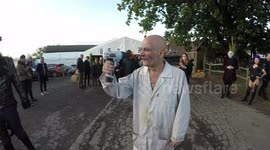 This is not a drill: Man clears nose with power tool!