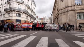 LGBT+ support protest in Nantes
