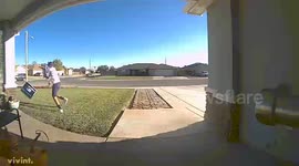 Teen boy steals Trump sign off lawn of New Mexico home