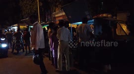 Visuals have emerged where people are seen crowding up public places in spite that the cases of COVID is rising in the city