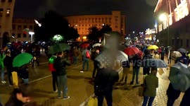 The 100th day of protests against Prime Minister Borissov in Sofia, Bulgaria