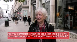 Voxpops- Police getting Track and Trace contact details