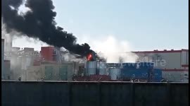 1 dead after fire a Belarusian paper mill