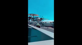 Aircraft leaves US Navy base in Norfolk, Virginia