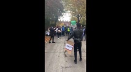 Nigerians hold 'EndSARS' protest in Dublin