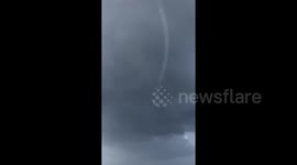 Waterspout spotted near Beirut's airport