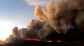 Timelapse video shows East Troublesome Fire in Colorado